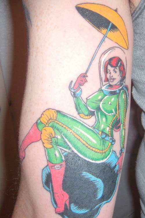 Coop Stranded Pinup tattoo