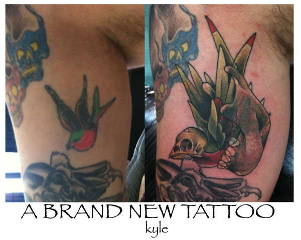 CoverUpSleeveInProgress tattoo