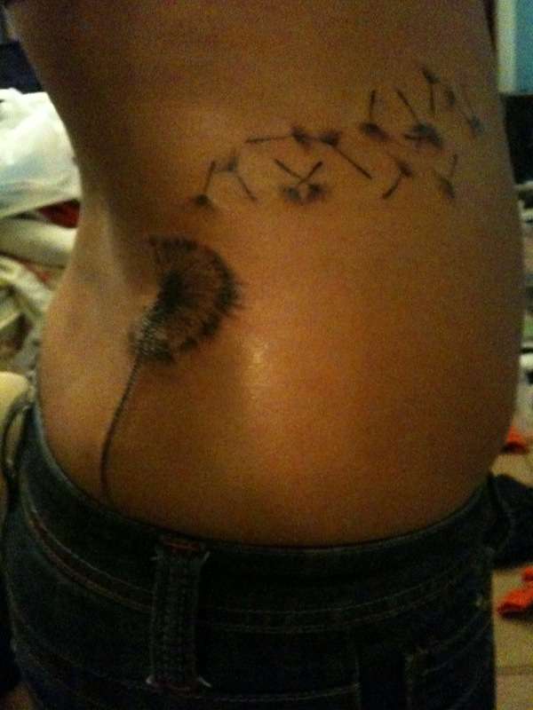 Dandelion tattoo