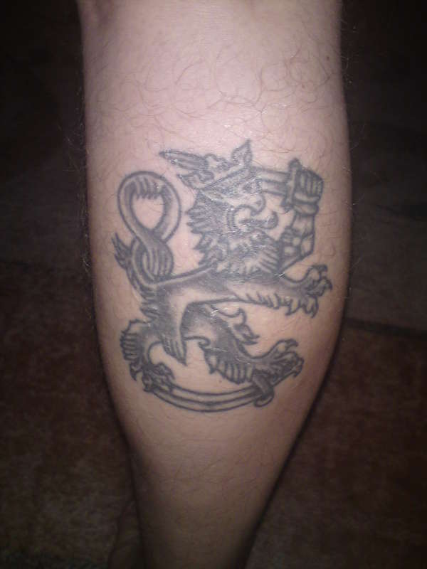 Finnish Lion. tattoo
