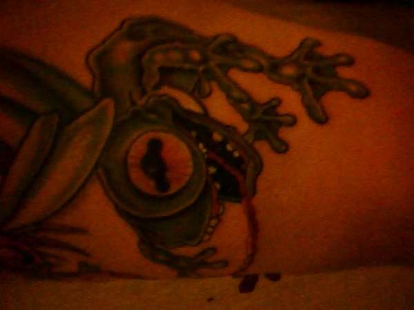Frog tattoo