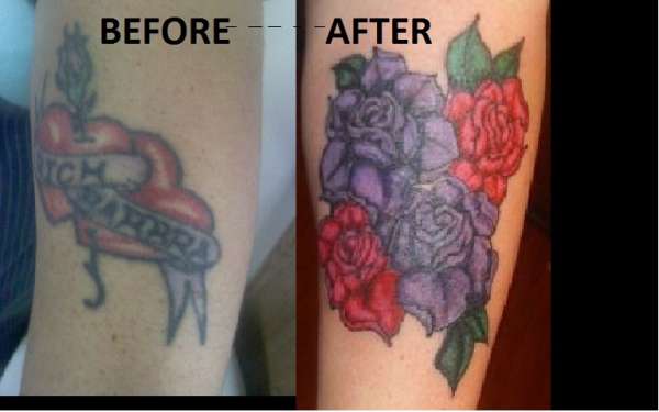 GREAT COVER-UP tattoo