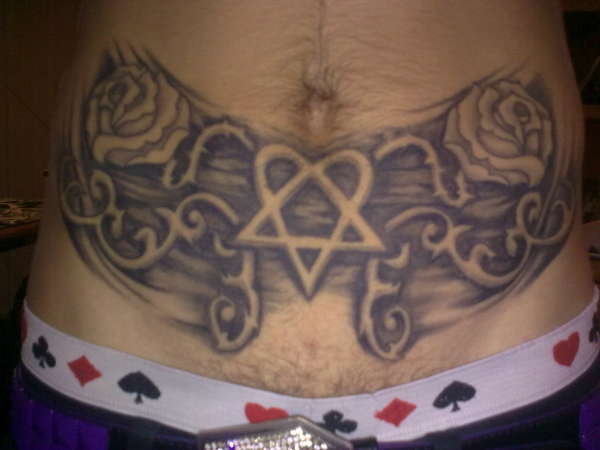 Heartagram HIM tattoo