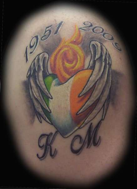 Irish Heart tattoo