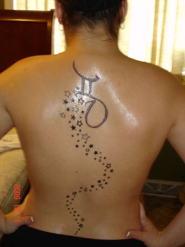 My wifes back tattoo