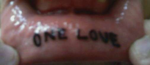 One Love tattoo