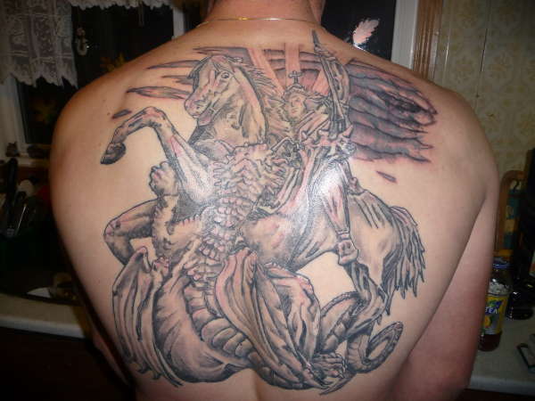 Saint George Slaying Dragon3 tattoo