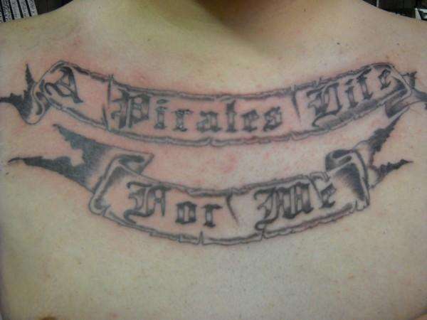 a pirates life for me tattoo