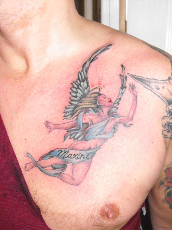 angel tattoo