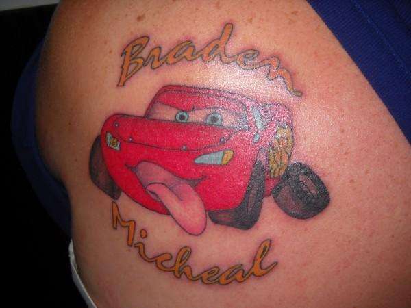 cars tattoo