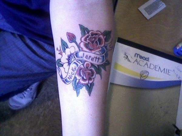 for her kids tattoo
