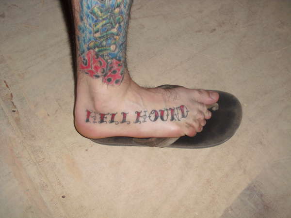 hellhound tattoo