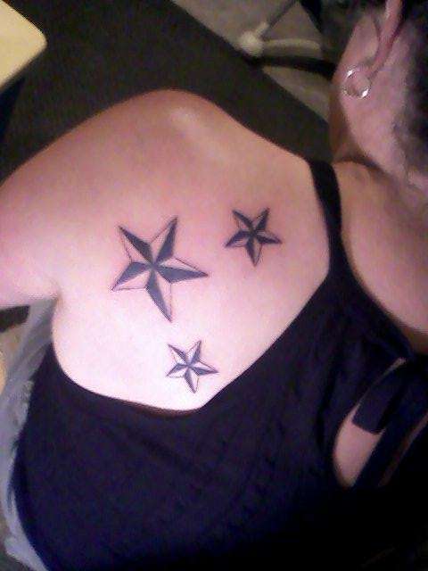 im so sick of tattooin these stars tattoo