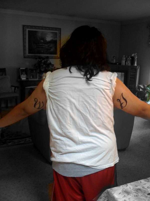 initials tattoo