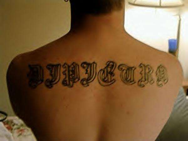 My Last Name! tattoo