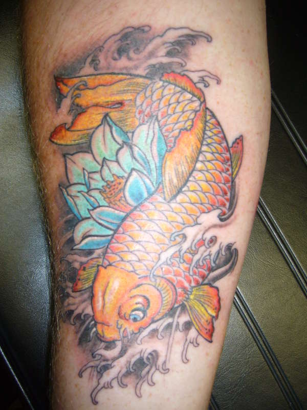 koi colour tattoo