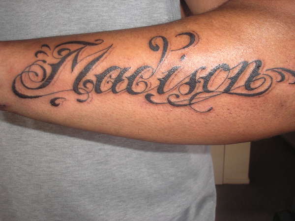mates daughters name tattoo