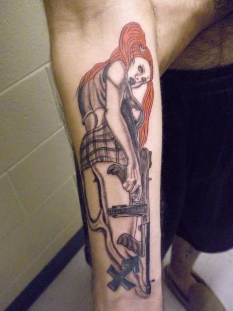 pin up tattoo