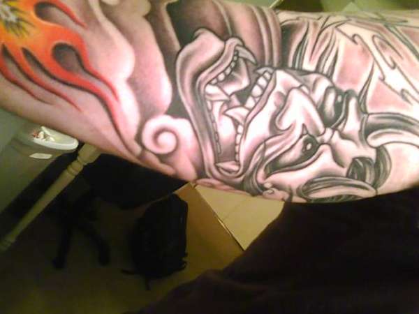 scary shit tattoo