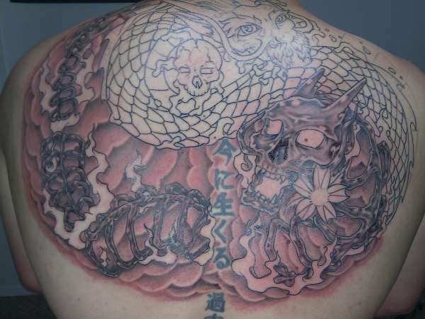 2nd session for dragon ying yang. tattoo
