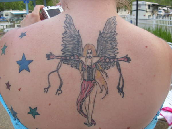 Amy Brown fairy tattoo