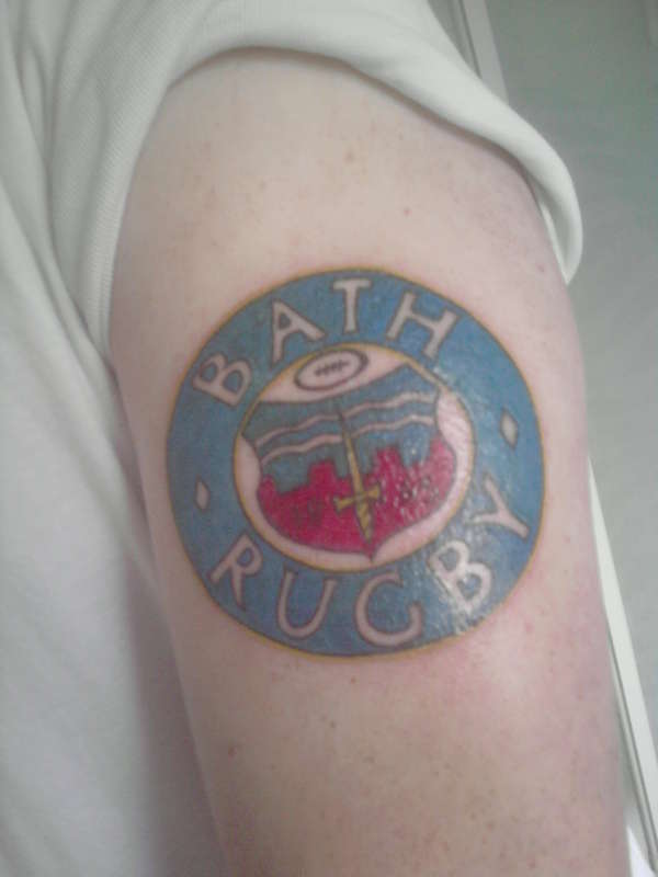 Bath Rugby tattoo
