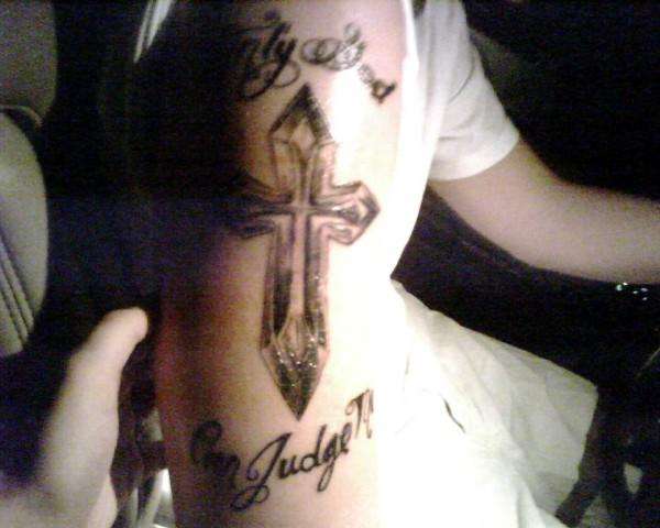 Cross tattoo