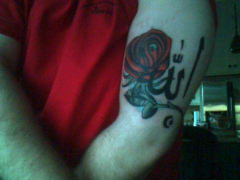 God Rose tattoo