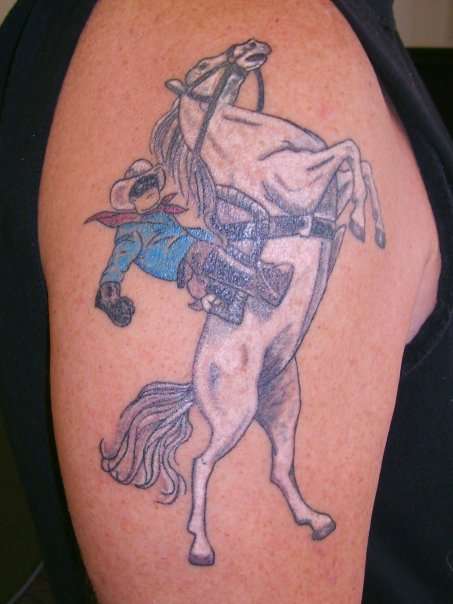 Lone Ranger and Silver #2 tattoo