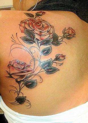 Rose Coverup tattoo