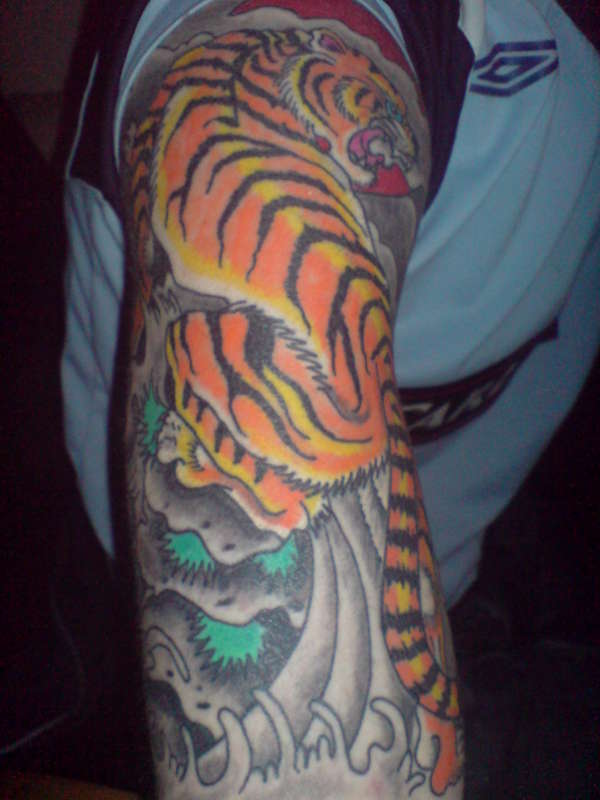 Tiger Half Sleeve tattoo