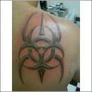 Tribal Bioharzad tattoo