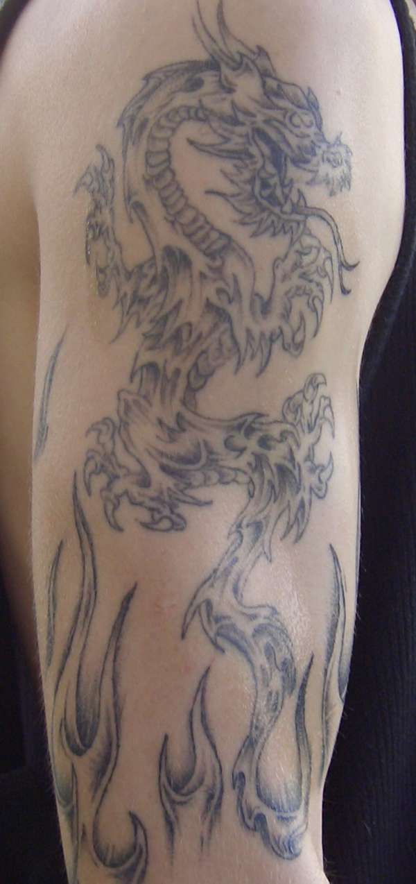 Fire Dragon tattoo