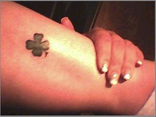 4 leaf clover tattoo