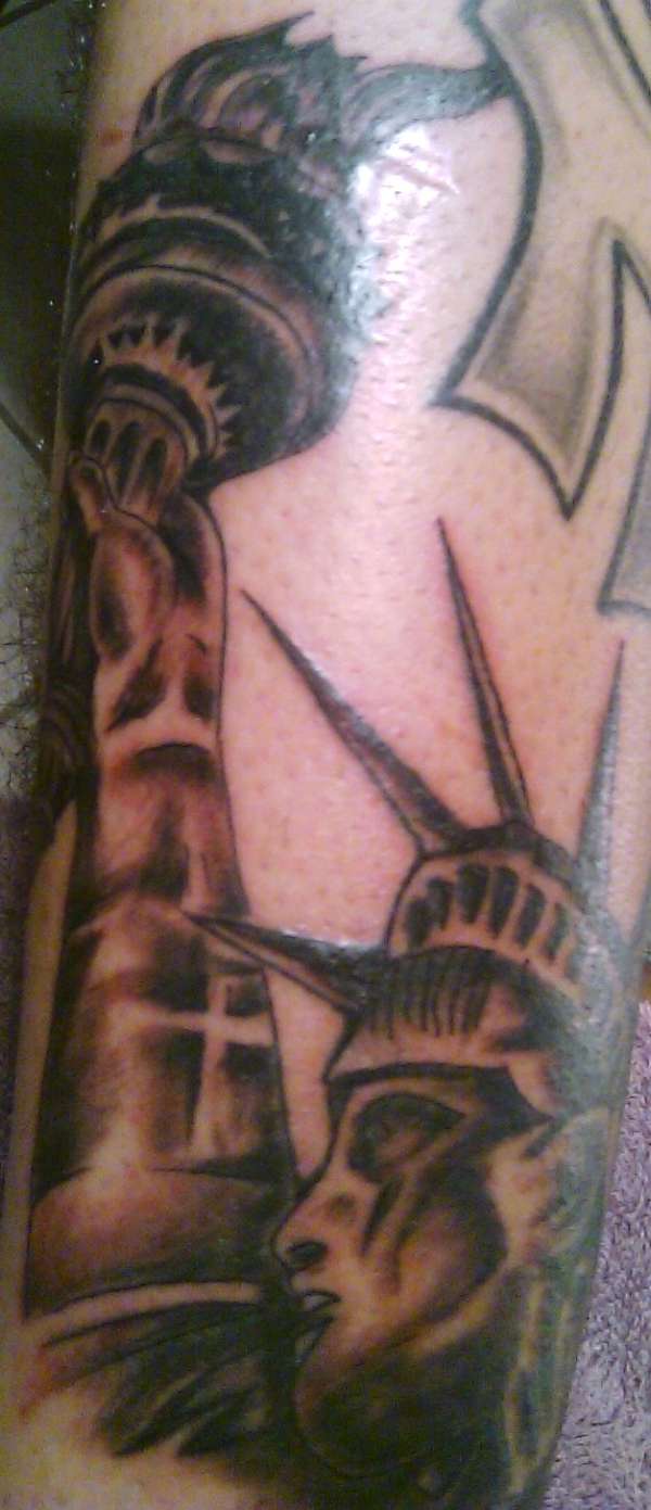 lady liberty tattoo