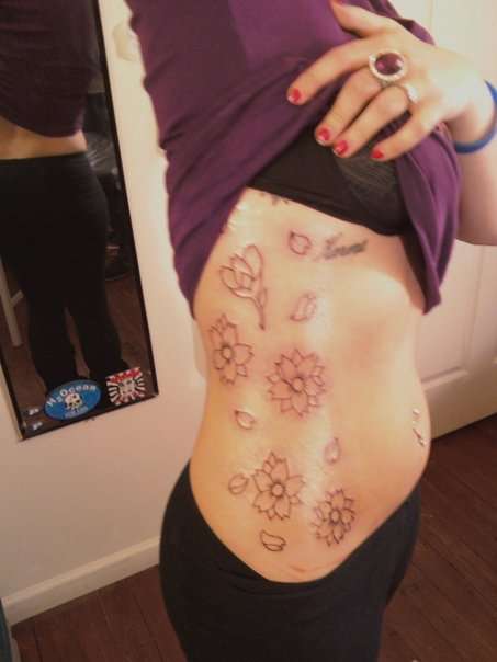 more cherry blossoms :) tattoo