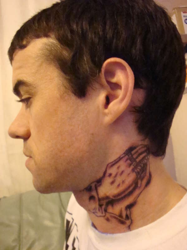 praying hands tattoo