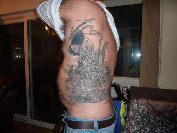 samuri ribs tattoo