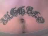 stomach tattoo
