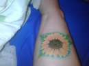 Sunflower tattoo
