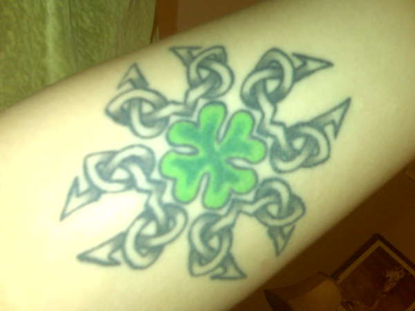 Celtic cross tattoo