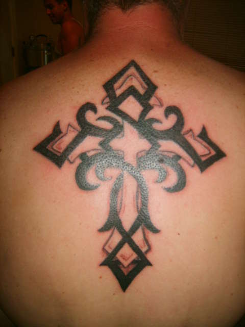 Cross tattoo