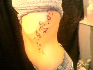 Daughters Name tattoo