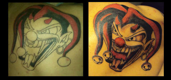 Evil Jester tattoo