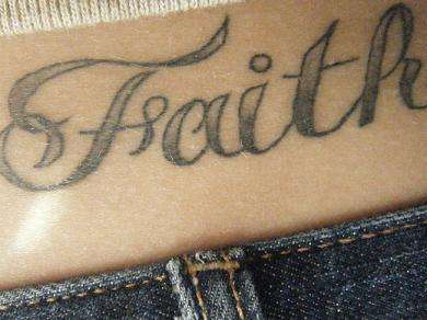 Faith tattoo