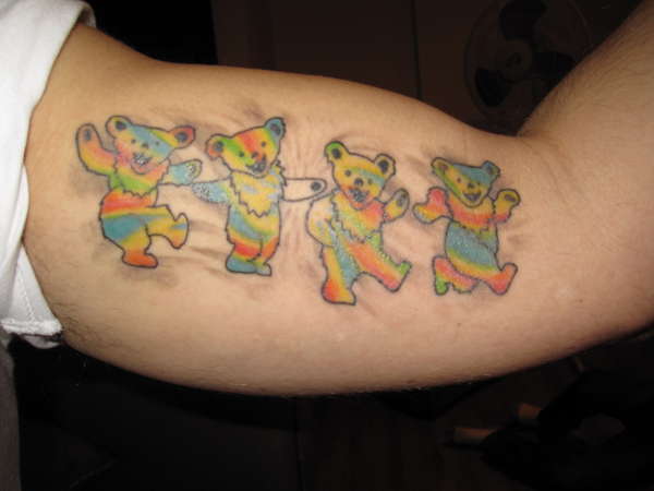 Gratefull Dancing Bears tattoo