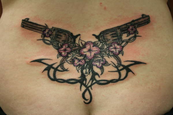 Guns tattoo
