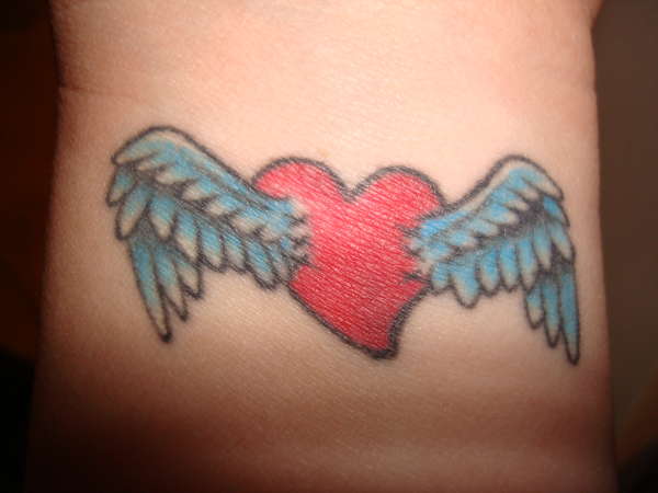 Heart w/ Wings tattoo