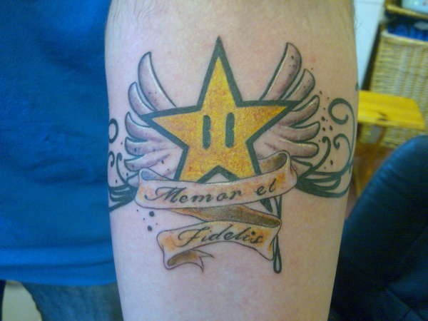 Invincibility Star tattoo