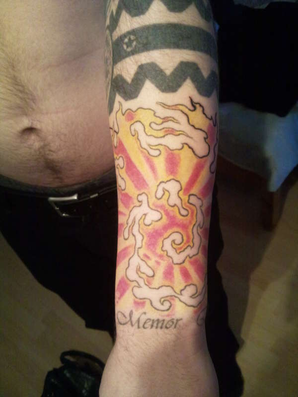 Left sleeve tattoo